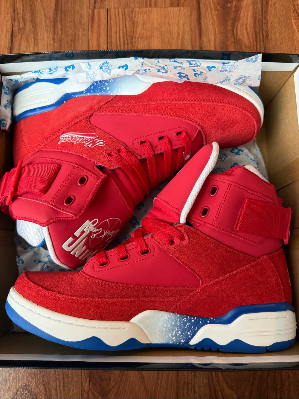Patrick Ewing 33 Hi Montreal mens sneakers size 9.5